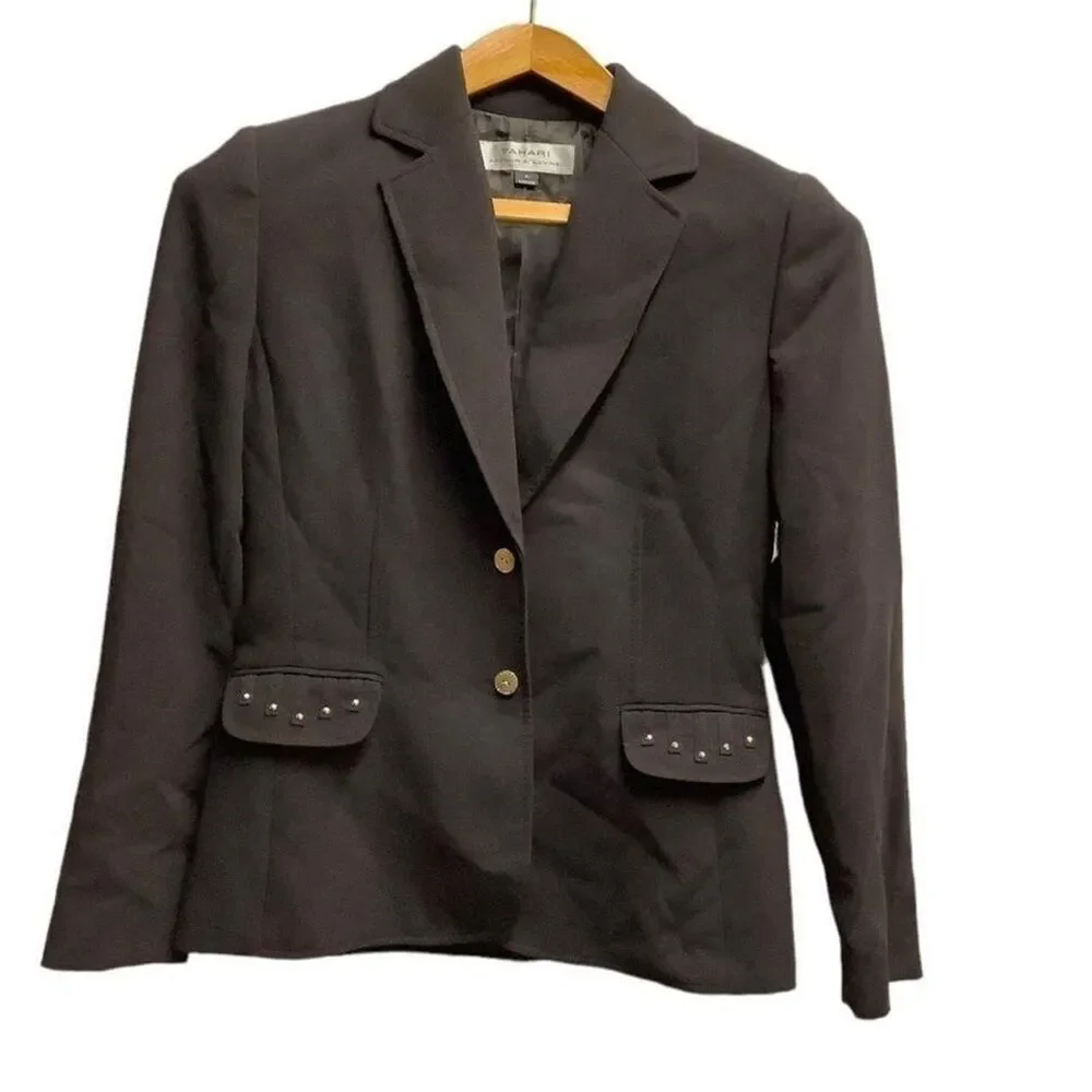 Tahari brown jacket‎ size 4